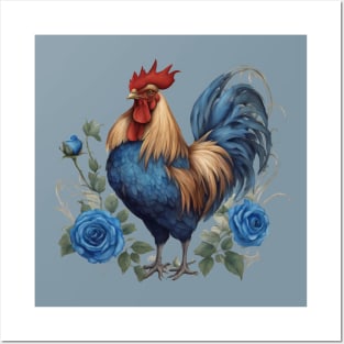 Funny rooster Posters and Art